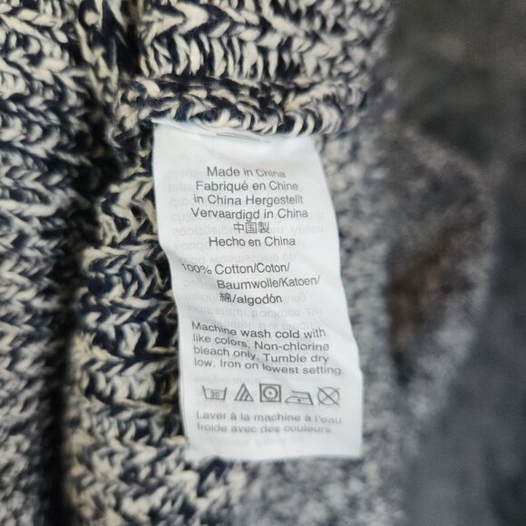 J Crew Women's Small 100% Cotton Crewneck Sweater Heavyweight Gray Blue Warm - Picture 8 of 8